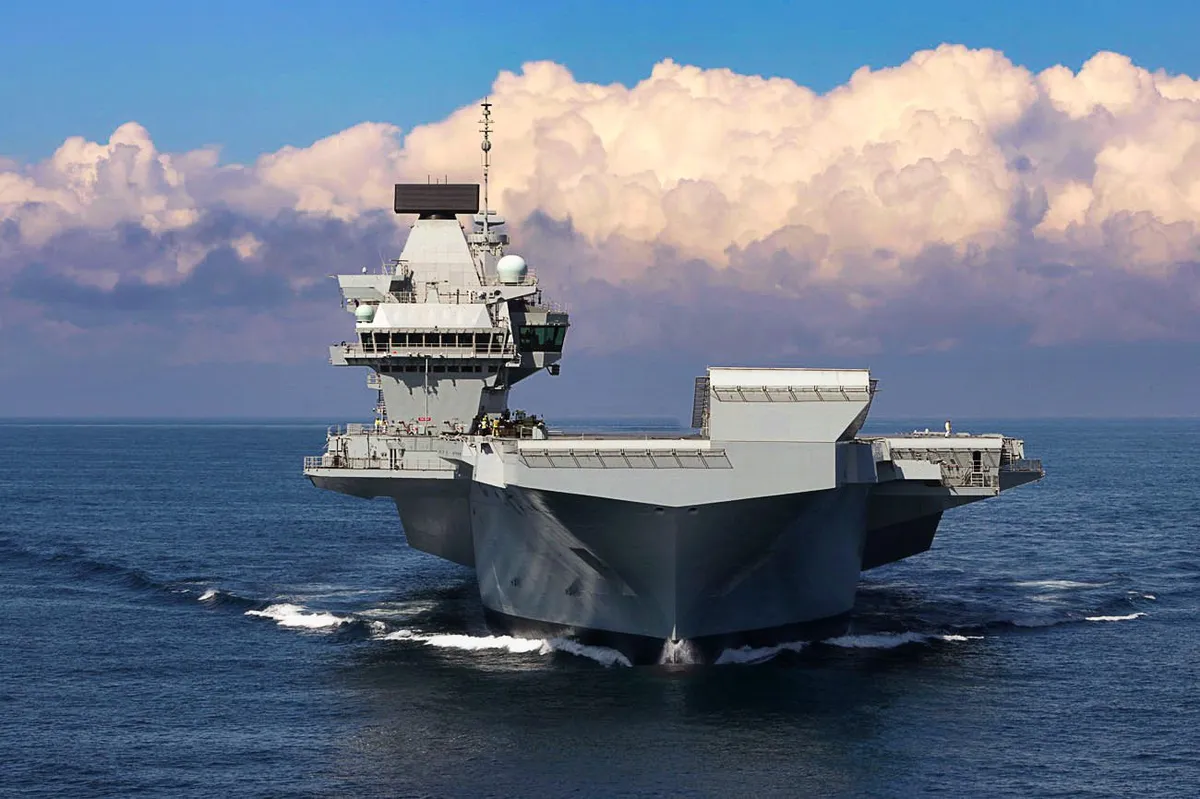 hms queen elizabeth — GB news