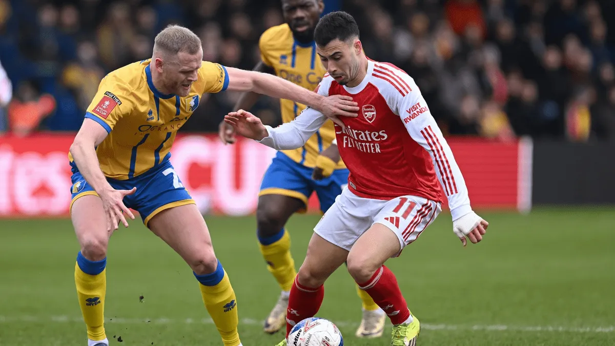 mansfield town vs arsenal — GB news