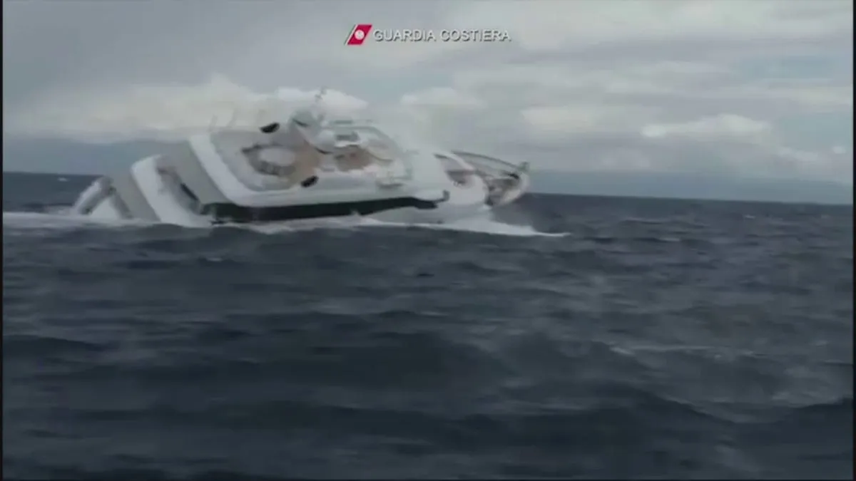 superyacht sinking — GB news
