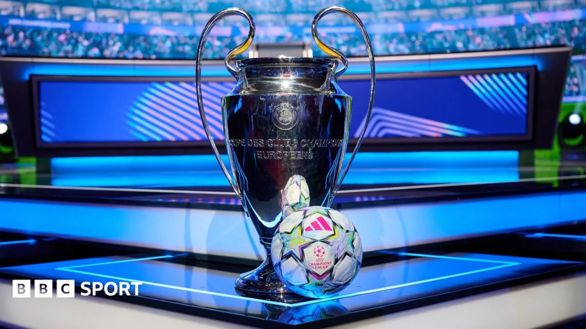 Champions League draw: Champions Paris St-Germain to face Manchester City and Aston Villa