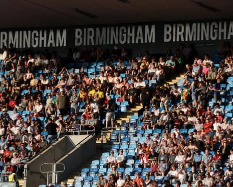 Spectators at Alexander Stadium on Saturday