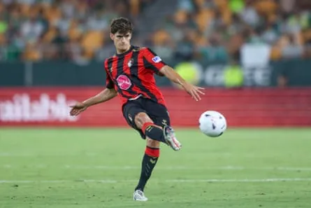 António Silva in pre-season action for Bournemouth.