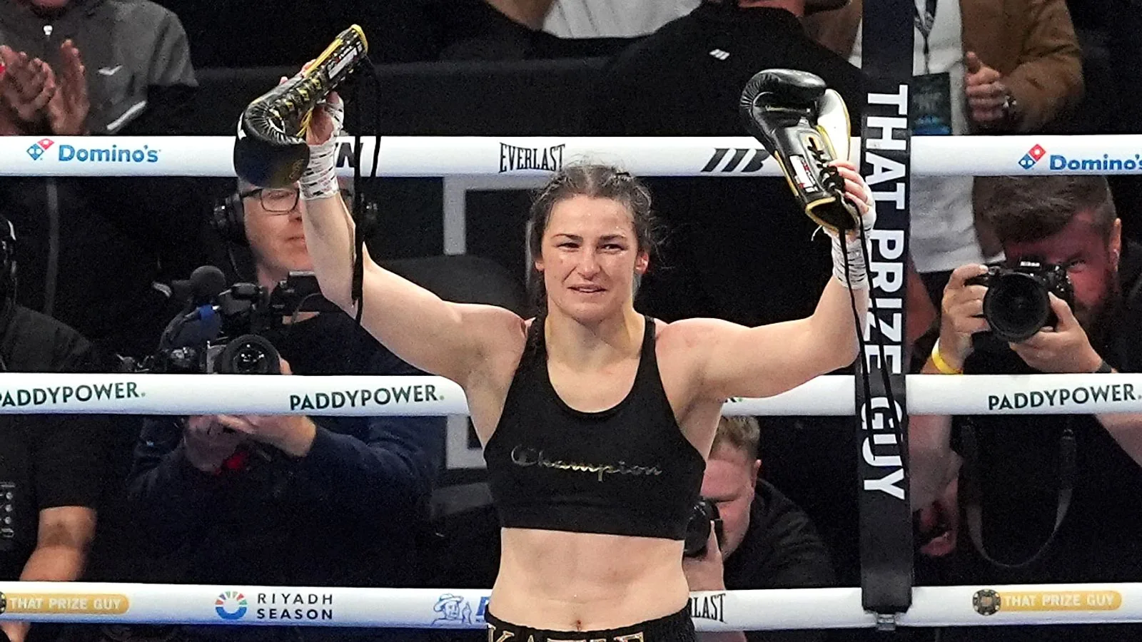 Katie Taylor ecstatic after beating Flora Pili to make perfect end to ‘dream career’ at Dublin's Croke Park